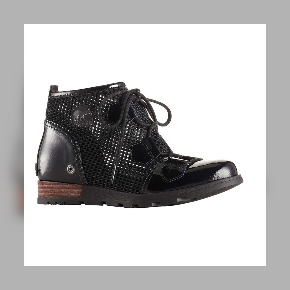 Sorel Women’s Black Major Lace Boots || Size 7